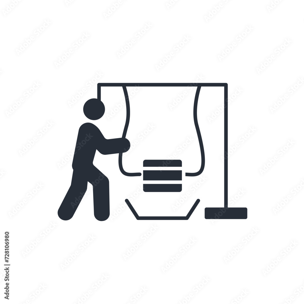 swing icon. vector.Editable stroke.linear style sign for use web design,logo.Symbol illustration. swing icon. vector.Editable stroke.linear style sign for use web design,logo.Symbol illustration.