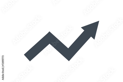 Growing business gray arrow on white background. Business concept, growing chart. Concept of sales symbol icon with arrow moving up. Economic Arrow With Growing Trend. Free Download Growing business gray arrow on white background. Business concept, growing chart. Concept of sales symbol icon with arrow moving up. Economic Arrow With Growing Trend. - GFXLoad