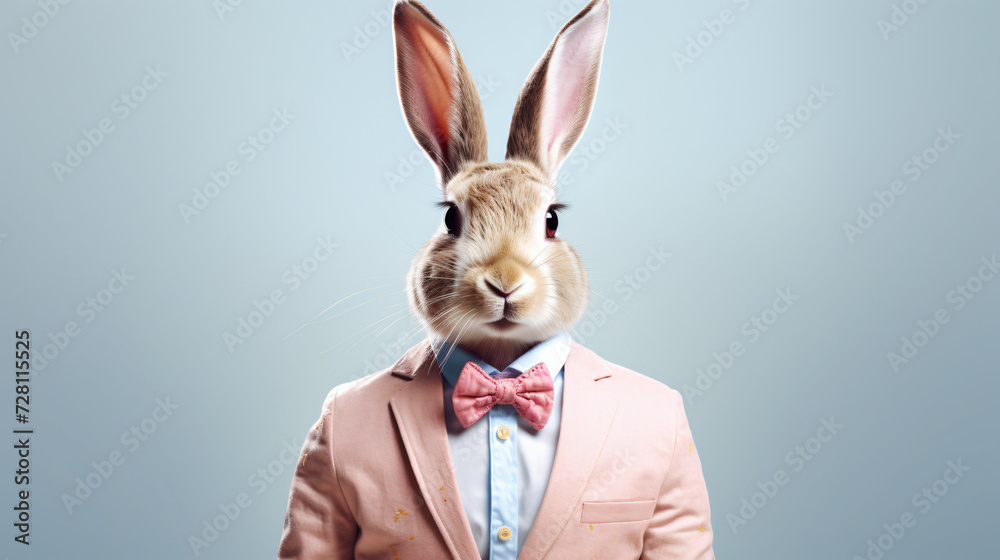  Easter bunny in a business suit