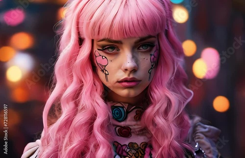 Bubblegum Elegance: Celebrating the Allure of Pink Hair