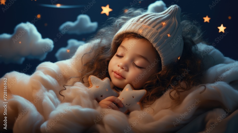 Amidst a gentle night sky, stars twinkle as a peaceful ambiance surrounds, inviting sweet dreams. Tranquil hues and a sense of calmness set the stage for a restful night's sleep Amidst a gentle night sky, stars twinkle as a peaceful ambiance surrounds, inviting sweet dreams. Tranquil hues and a sense of calmness set the stage for a restful night's sleep