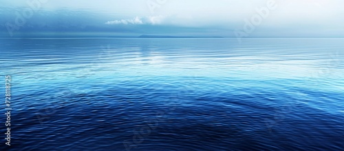 Shades of Blue Reflect the Serenity of Water in this Breathtaking Image
