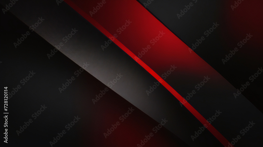 3D red gray techno abstract background overlap layer on dark space with rough decoration. Modern graphic design element cutout shape style concept for web banners, flyer, card, or brochure cover.