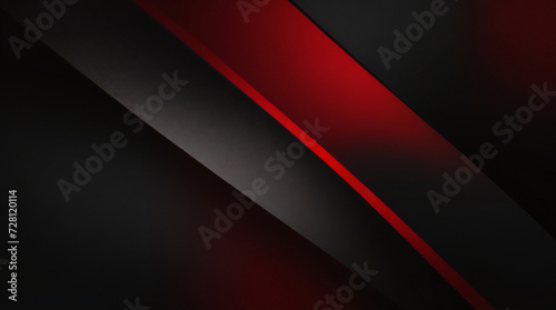 3D red gray techno abstract background overlap layer on dark space with rough decoration. Modern graphic design element cutout shape style concept for web banners  flyer  card  or brochure cover.