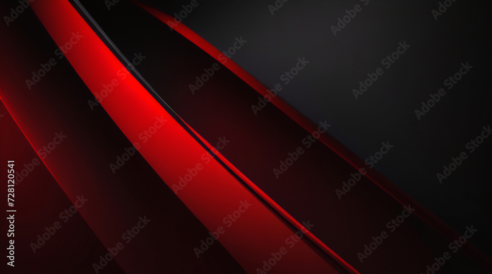 3D red gray techno abstract background overlap layer on dark space with rough decoration. Modern graphic design element cutout shape style concept for web banners, flyer, card, or brochure cover.