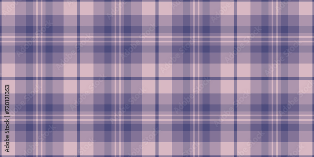 Nyc check vector tartan, apparel texture plaid pattern. Gentle seamless textile fabric background in pastel and indigo colors. Nyc check vector tartan, apparel texture plaid pattern. Gentle seamless textile fabric background in pastel and indigo colors.