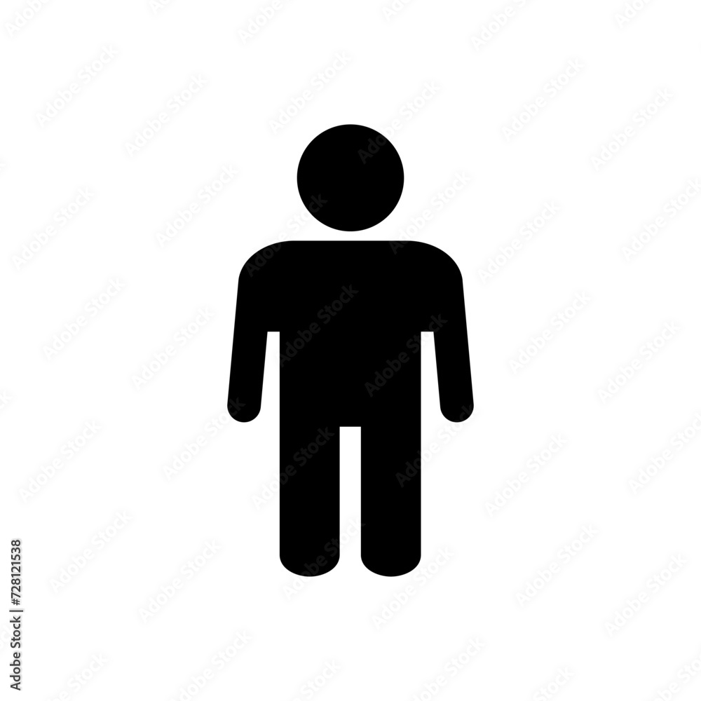 Man icon vector. male icon vector. human symbol Man icon vector. male icon vector. human symbol