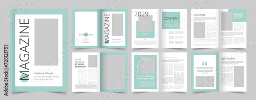 Minimal Magazine Template, Fashion Magazine