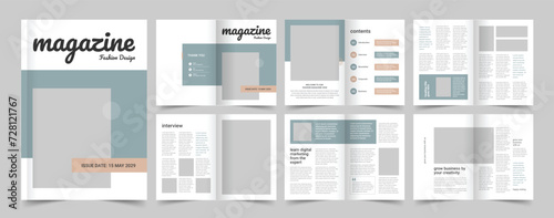 Magazine Template, Fashion Magazine