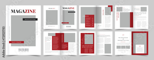 Magazine Template, Fashion Magazine