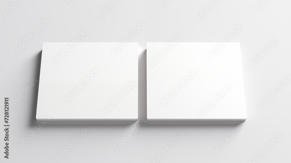Mockup card template with gray background	