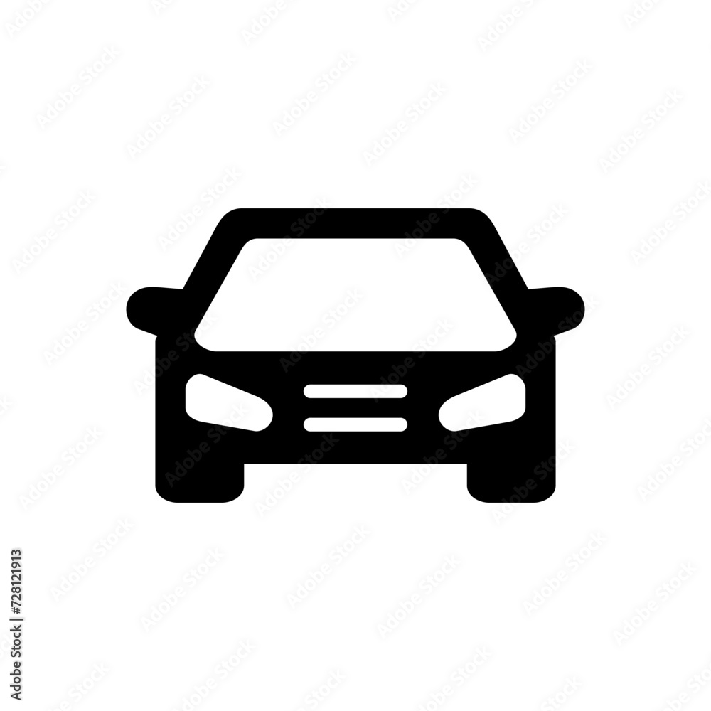 Car icon vector. car vector icon. small sedan