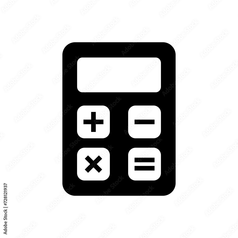 Calculator icon vector. Accounting calculator icon. calculator vector Calculator icon vector. Accounting calculator icon. calculator vector