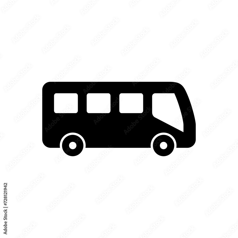 Bus icon vector. bus vector icon