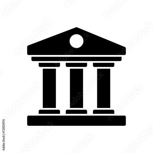 Bank icon vector. bank vector icon, museum, university © AAVAA