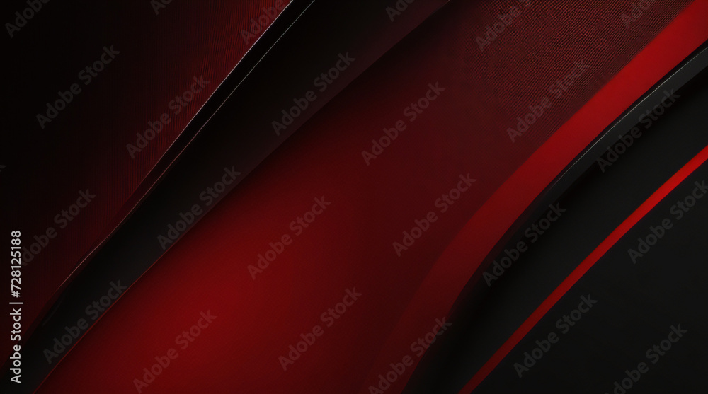 3D red gray techno abstract background overlap layer on dark space with rough decoration. Modern graphic design element cutout shape style concept for web banners, flyer, card, or brochure cover.