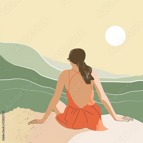 girl on the beach