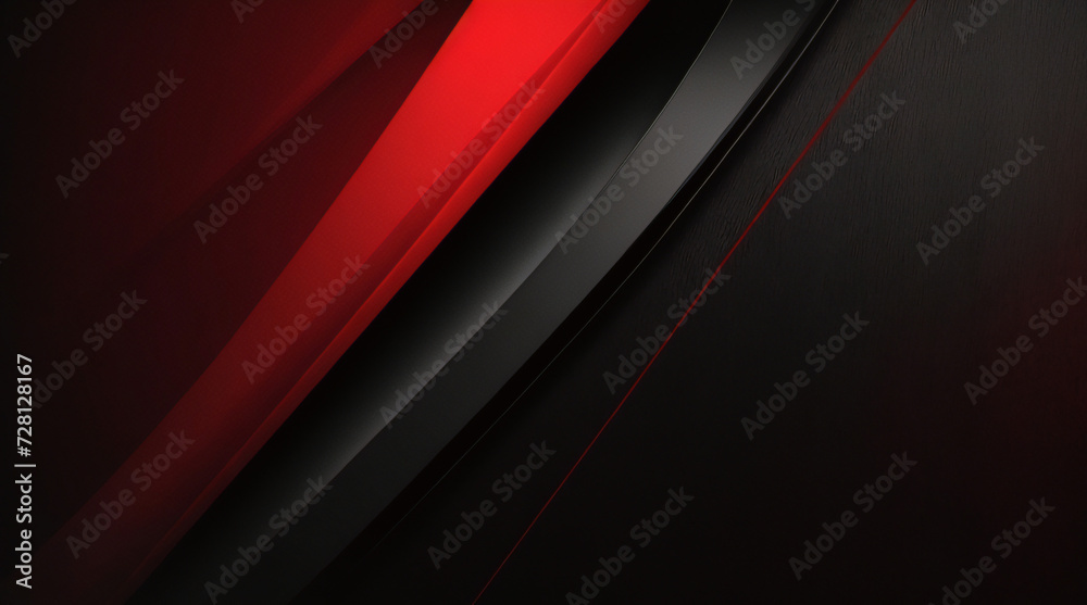 Obraz premium 3D red gray techno abstract background overlap layer on dark space with rough decoration. Modern graphic design element cutout shape style concept for web banners, flyer, card, or brochure cover.