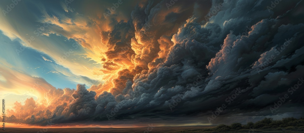 High Storm Clouds Create a Stunning High Storm Clouds Painting