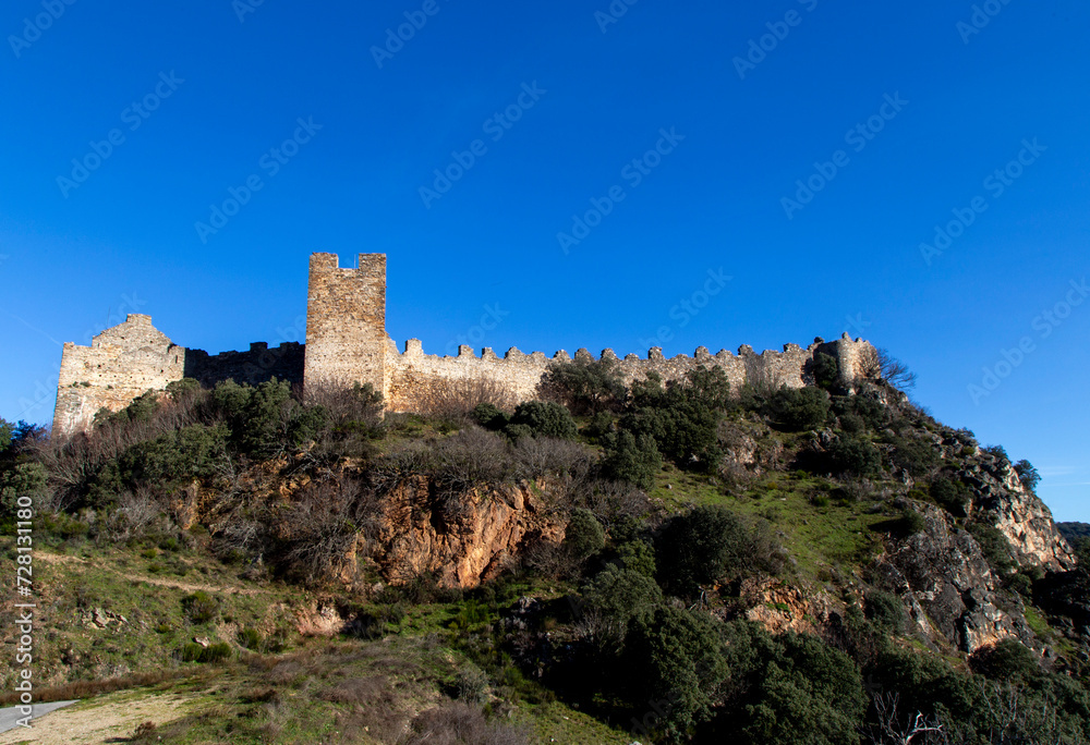 Cornatel Castle (10th century). Villavieja, Leon, Spain.