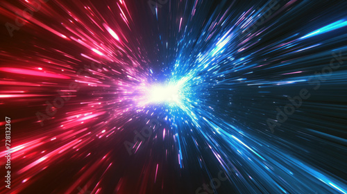 Abstract light splash background. Futuristic and speed futuristic design