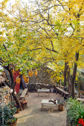 Zhuquan Village, Yinan County, Linyi City, Shandong Province, is a famous traditional ancient Chinese village with a history of more than 400 years. photo