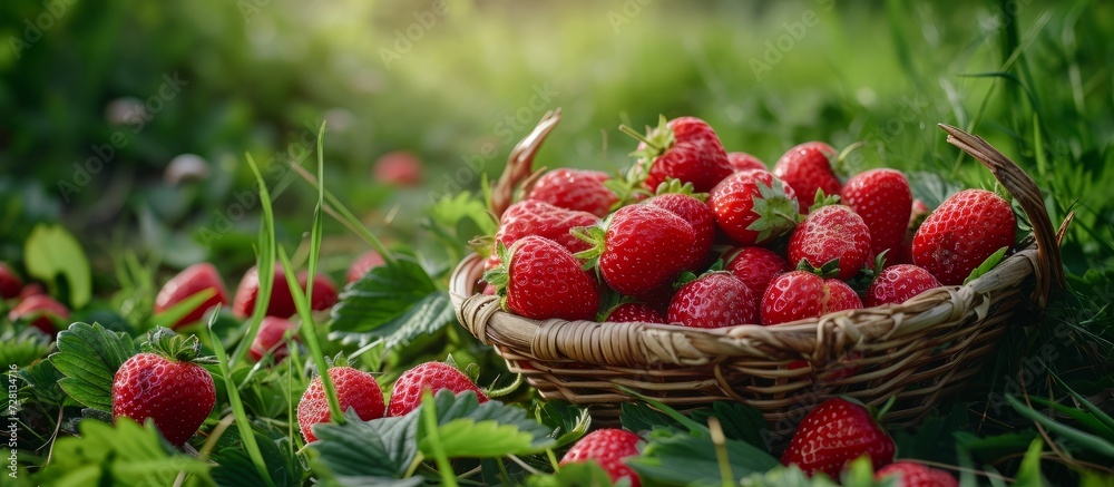 Delicious Fresh Strawberries from Local Organic Garden: A Burst of Freshness in Every Bite Delicious Fresh Strawberries from Local Organic Garden: A Burst of Freshness in Every Bite