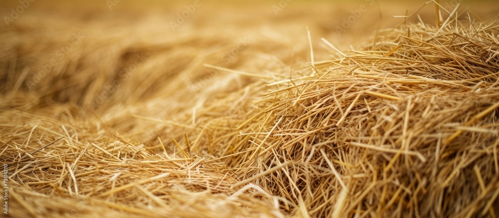 Close Up of Haystack for Background - A Detailed and Textured Close Up of a Haystack for Background Use Close Up of Haystack for Background - A Detailed and Textured Close Up of a Haystack for Background Use