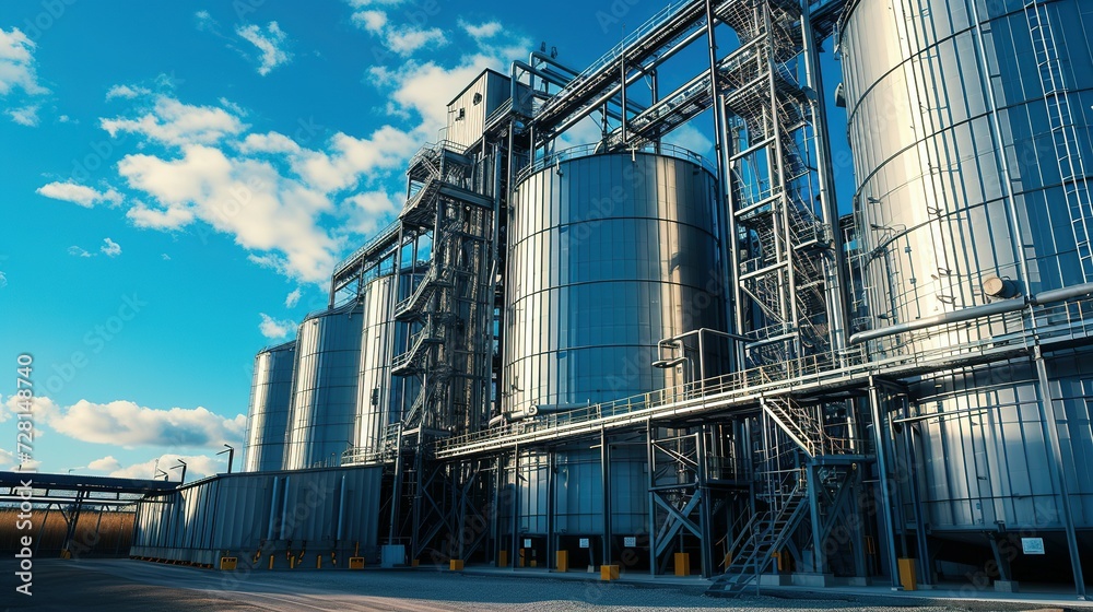 agro storage granary elevator at an agro processing plant for processing drying cleaning and storing agricultural products flour cereals and grain Granary bunkering of bulk cargoes with grain