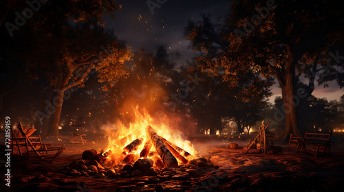 Picture of bonfire