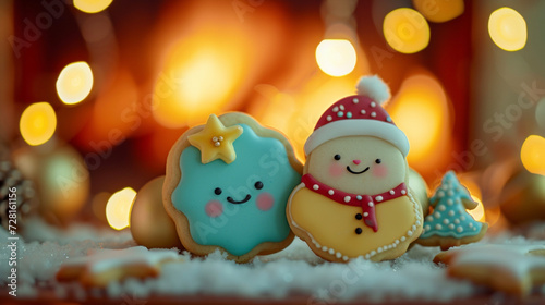 Add some love to your dessert tray with our CuddleUp Cookies sugar cookies coated in pastel icing and topped with adorable snuggly characters a sweet treat to enjoy by the photo