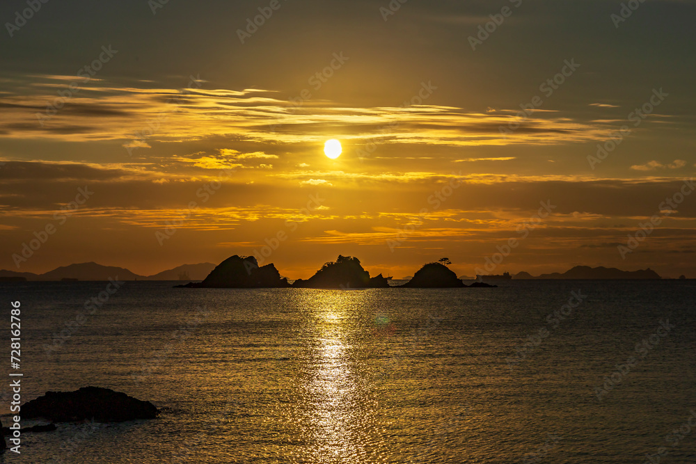 吉見の夕日 吉見の夕日