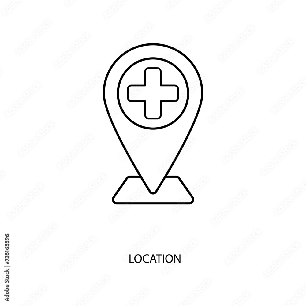location Icon Vector Design Template. Editable Stroke. location Icon Vector Design Template. Editable Stroke.