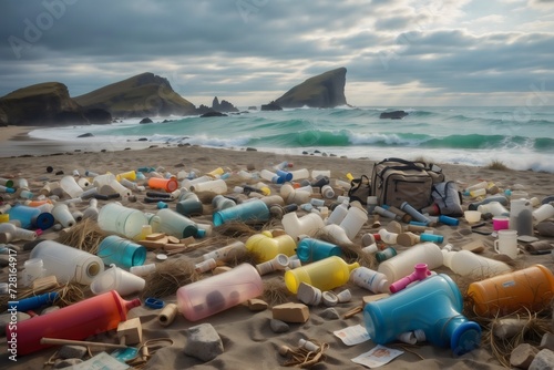 Plastic Seas: Dystopian Echoes, Call to Conservation
