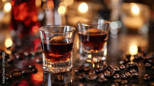 Sip on this gorgeous Sambuca shot with a sizzling coffee bean garnish the ideal drink to warm you up on a chilly evening.