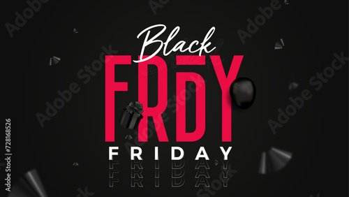 Black Friday Banner Vector Background