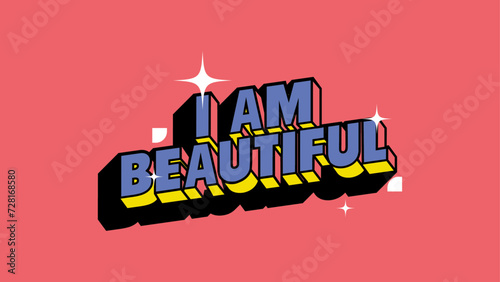 Colorful Beautiful Vector Text Design
