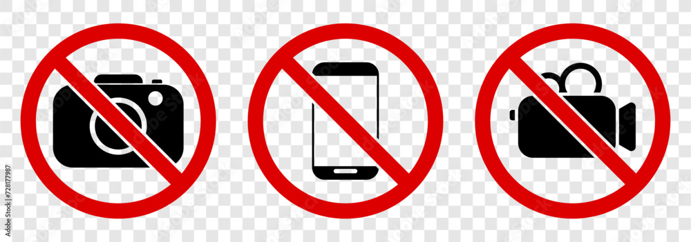 prohibition on taking photos and videos using smartphones and cameras prohibition on taking photos and videos using smartphones and cameras