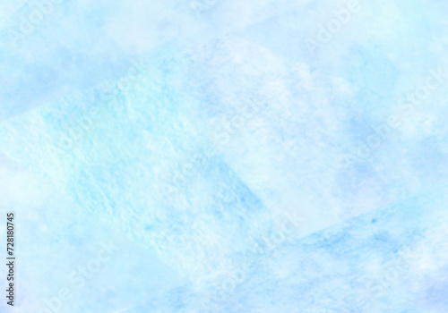 水彩の淡い空色の抽象背景	
