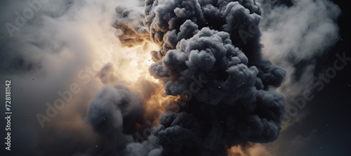 fire smoke bomb explosion, gas, burn 37