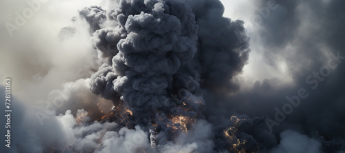 fire smoke bomb explosion, gas, burn 36