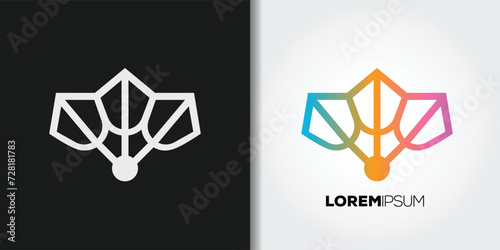 flower tulip logo set