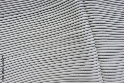 3D Printed concrete texture. architectural background