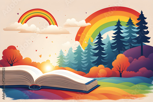Books open the colorful world