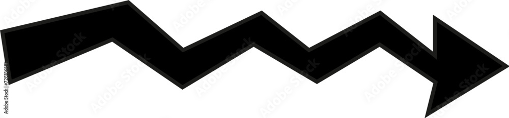 Fototapeta premium Arrows black icons. Simple Vector Arrow icon. Cursor. Modern simple arrows.