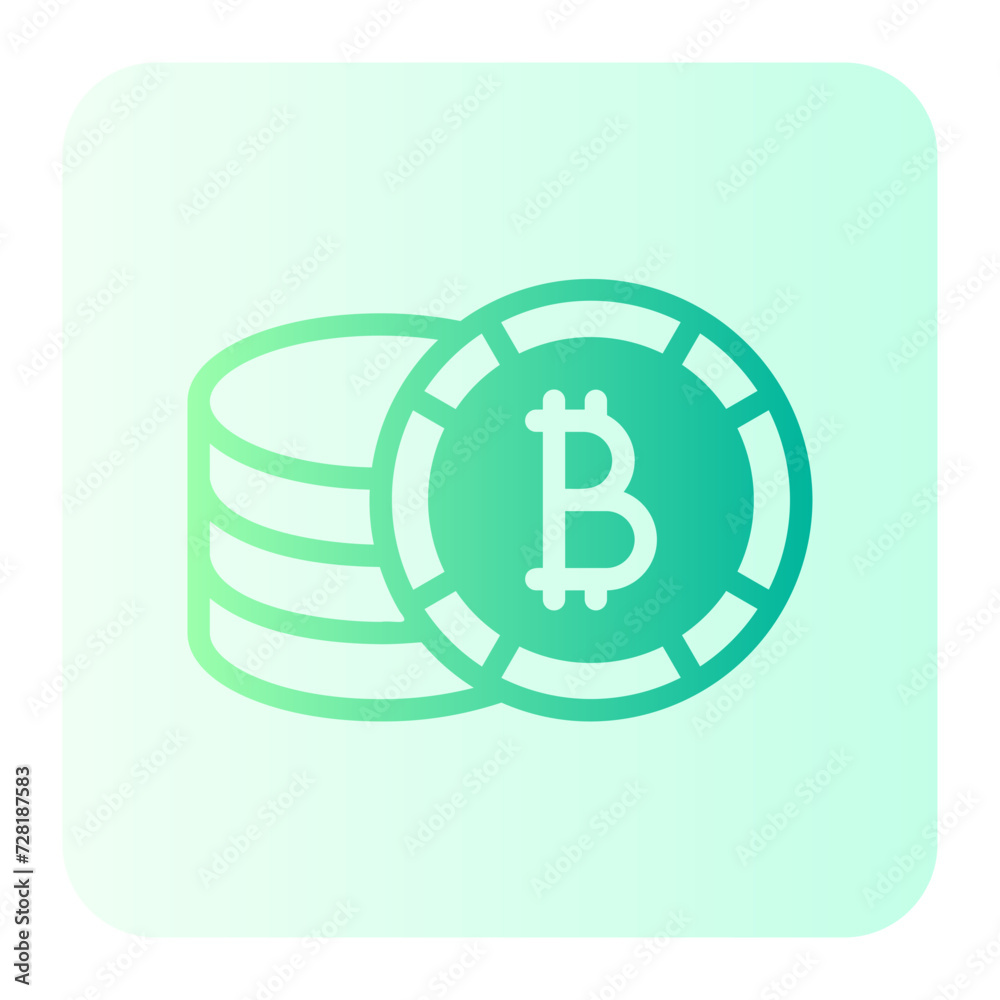bitcoin gradient icon