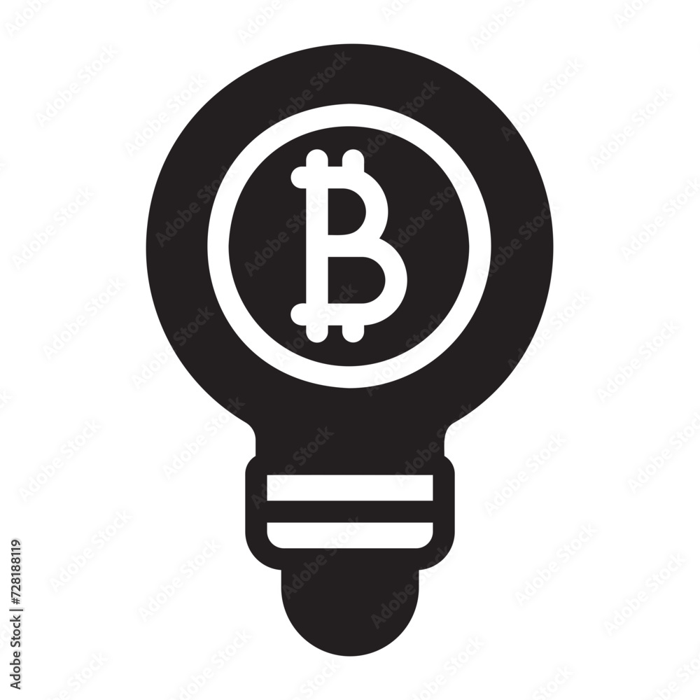 bulb glyph icon