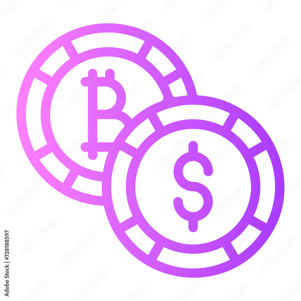 exchange gradient icon exchange gradient icon
