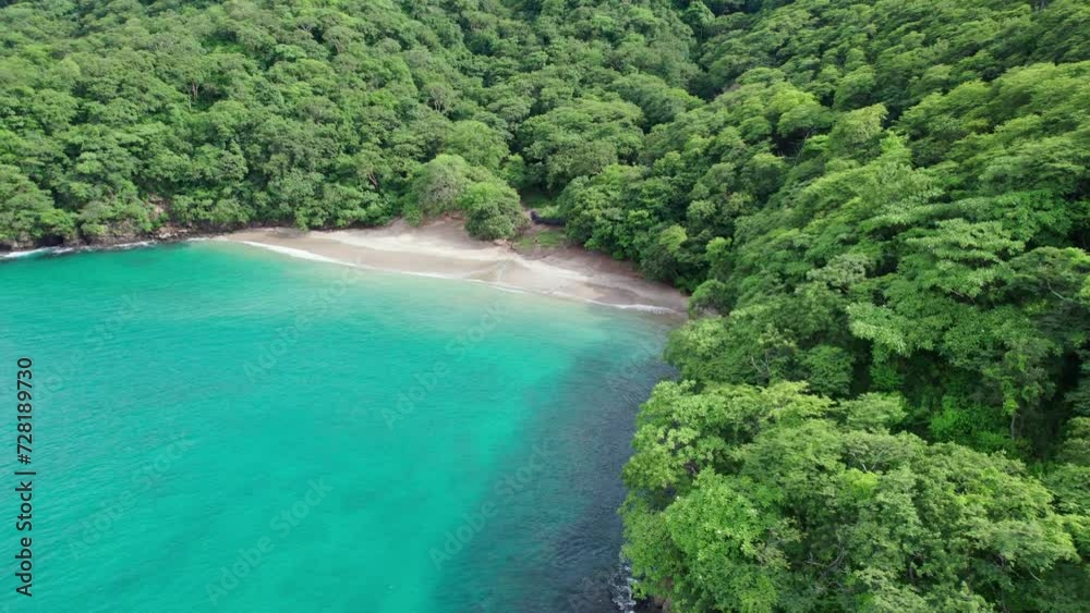Forward shot of Playa Penca beach in Guanacaste, Costa Rica Forward shot of Playa Penca beach in Guanacaste, Costa Rica