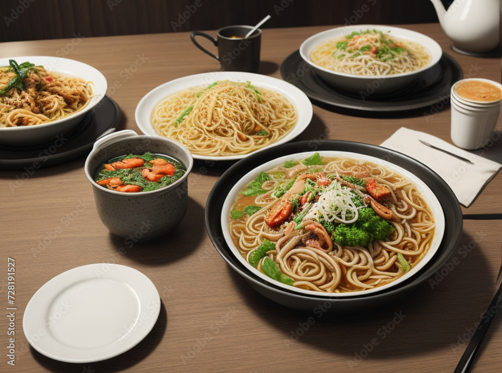 thai noodle with chicken thai noodle with chicken